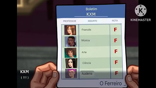 TRADUÇÃO EM PORTUGUÊS - CONVERSA COM DIRETORA SMITH SOBRE AS NOTAS DE KXM (PERSONAGEM PRINCIPAL) NO ESCRITÓRIO - SUMMERTIME SAGA (v21.0.0)