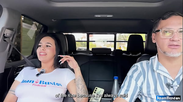 Ana Black Shoves A Big Cucumber Up Her Slit Until She Erupts In The Car - Juan Bustos ROAD