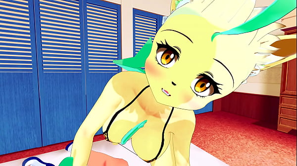 POKEMON LEAFEON GIRL Entices You And Lets You Plow Her RELENTLESSLY [KOIKATSU]