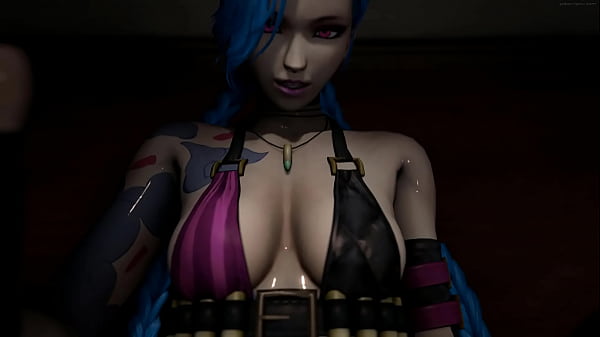 League Of Legends Jinx 3D Animation Compilation PMV