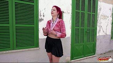 GERMAN SCOUT - Ginger German Girl Lina Like Talk To First Experience Casting Nail
