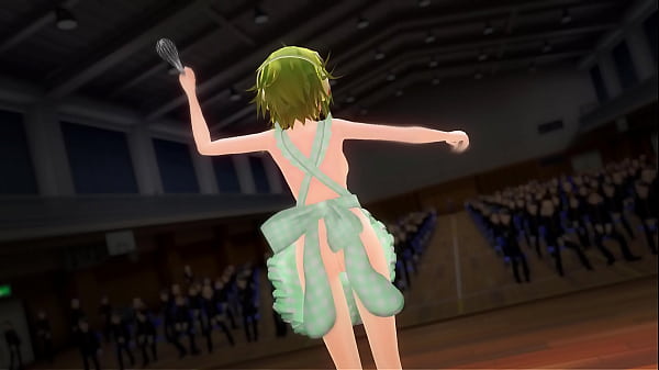 Gumi Undressed Apron - Delightful Magic MMD By Tarako