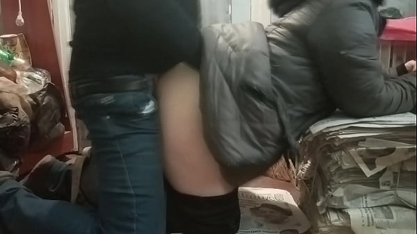 Bent Over That Tramp In The Barn Again. Stuffed Doggy Style And Finished On The Rear. Jizz On Cheeks
