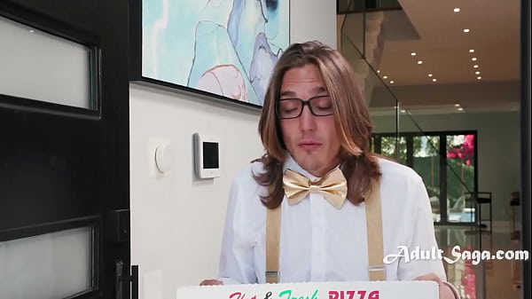 Desperate Pizza Chain Serves Nuru With Pizza - River Lynn, Axel Haze