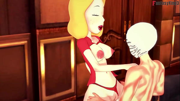 Beth Smith Smashing Step | 3 | Rick Y Morty | Full & POV On Sheer & PTRN: Fantasyking3