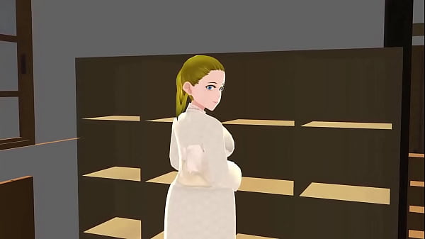 Anime Female Took A Bath In A Japanese Public Bath【sento】
