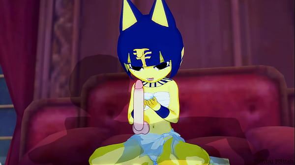Ankha Saddles A Nice Pole In The Bedroom