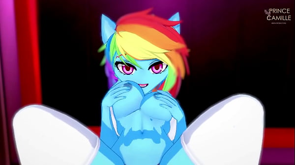Rainbow Dash Covets You To Work Her After Touching Each Other - My Little Pony