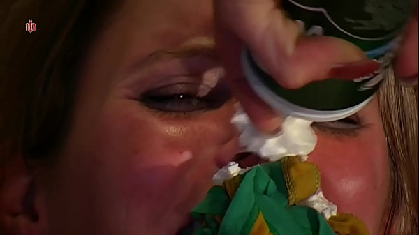The Meek Waitress Sibylle Is Smudged With Cream To Be Decorated Like A Living Dessert (Trailer)
