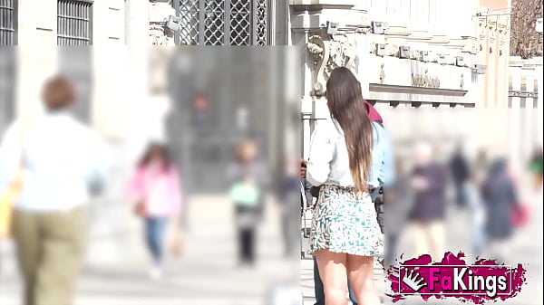 Sizzling Spanish Tourist Doll Nuria Looks For Random Guys To Pick Up In The Street!