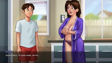 Soy Adicta Al Sexo Tanto Que Me Follo A Mi Hijastro Todos Los Dias Desesperadamente - Summertime Saga