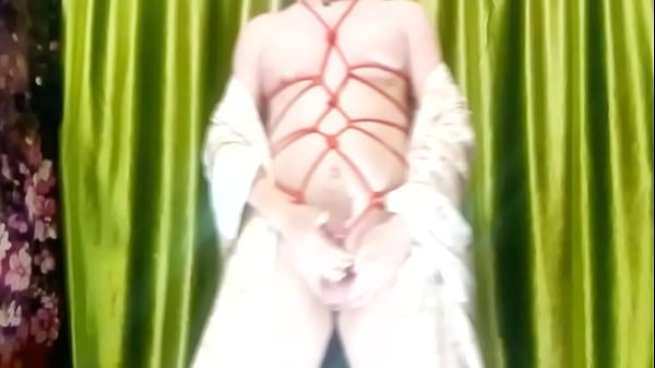 [EroNekoKun] - Shibari Jerking Off Holy Catboy