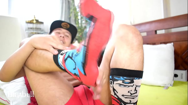 Superhero Stockings Inside My Beautiful Tootsies