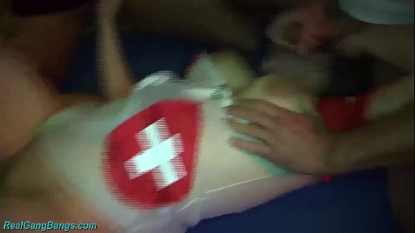 German Voluptuous Teen Caretaker Intense Gangbanged