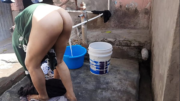 Seductive Massive Melons Bhabhi Is Bathing