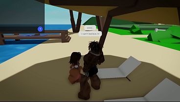I Met This Dainty Dog Chick At The Beach And I Accidentally Creampied Her (ROBLOX BROOKHAVEN)