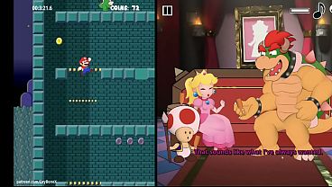 Bowser's Tower Of Tortuer All~~Mario, Bowser And Peach Pound Animations