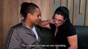 Stepmama PAWG Has Interracial Sex With Her Stepson, Who Has A BBC, And Ends Up With Her Face Covered In Cum!