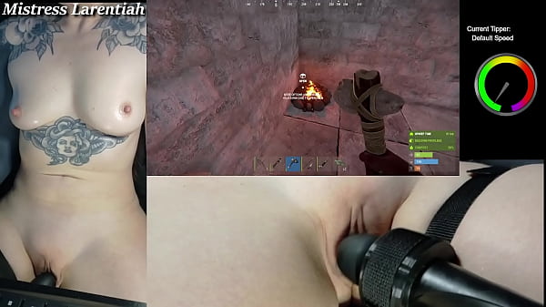 Twitch Streamer Plays Rust Naked While Chat Works Slit W/ Relentless Vibrator (part 2)
