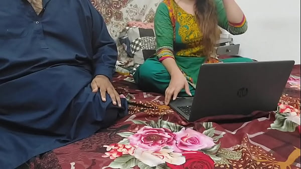 Indian Stepsibling Caught Watching Porn On Laptop By Her Stepbrother And Drilled In All Slots With Clear Hindi Voice Full Naughty Talking