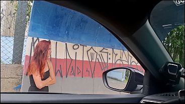 Punheta Arriscada Na Rua Para Estudante Que Estava No Ponto De ônibus.