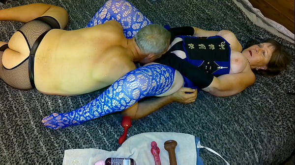 Granny Carmen: A Blue Doll Worship & Pole Double Position Double Cum Dreamgirl