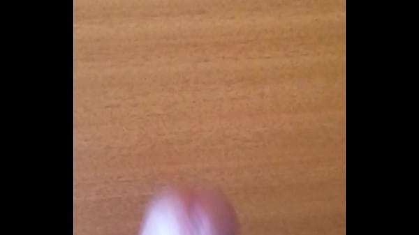 Spanking My Thick Vigorous Pole On The Desk