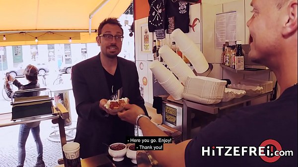 HITZEFREI Lullu Gun Gets Herself An Unscripted German Sausage