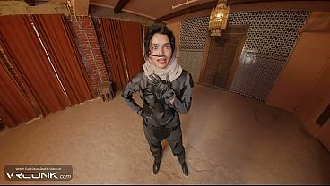 VR Conk: Brown-haired Chani In Uniform Rides Atreides' Big Prick In Dune Fantasy Outfit Parody Pt.1