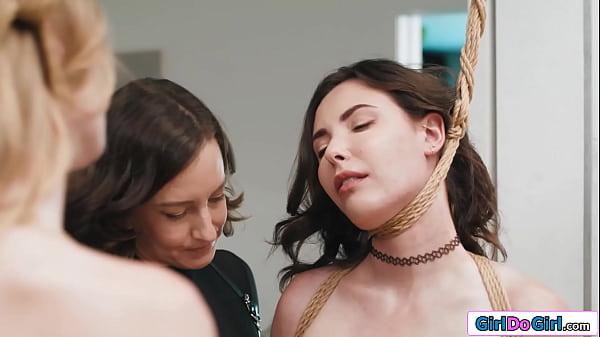 Lesbian Playthings Get Clamps On Their Teats And Pussylips