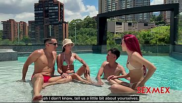 SEXMEX - TWO SULTRY COUPLES . Ashley Sanz