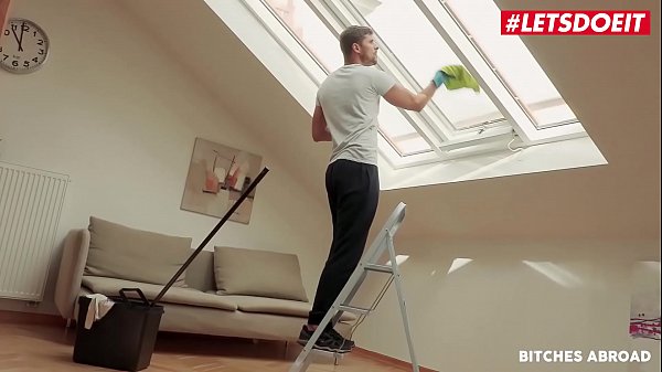 LETSDOEIT - #Luna Corazon - Ebony Coed Tourist Latina Slams Hard With The Cleaning Fella