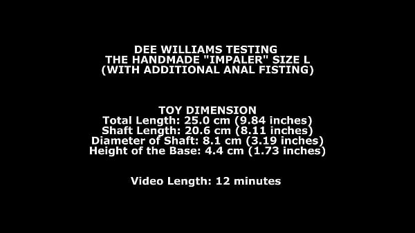 Dee Williams Testing The Handmade Impaler Size L (With Additional Ass Play Hand Insertion) TWT184