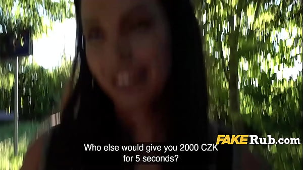 Buxom European Teen Chooses To Get Paid For A Quick Nail