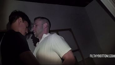 Twink Wanders In Lost And Turns Into Their Spooge Dump