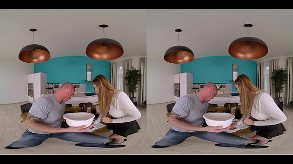 Making A Cake Ends With Cumblast - Virtual Authentic Porn