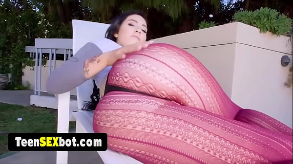Bubbly Assed Stepsister In Pantyhose Serves Her Prohibited Cooch For A Nice Quickie Plow