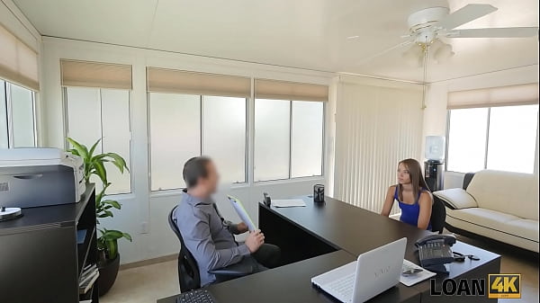 LOAN4K. Chestnut-haired Dolls Problem Can Be Fixed If She Has Sex At The Bank