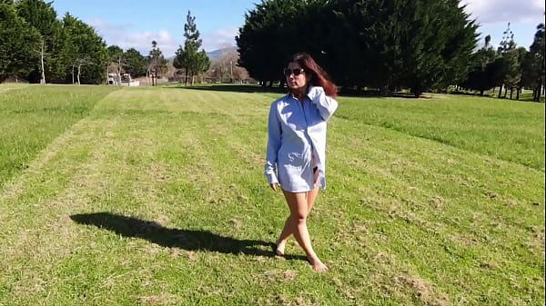 Walking In A Public Park, I Displayed Off My Cooch And Giant Breasts, And A Stranger Gave Me A Massage Butt