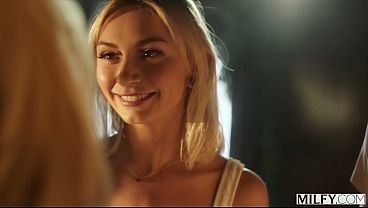 MILFY Light-haired COUGAR Bree Brooks And Cock-Hungry Chloe Temple Race To Make Him Spooge Before They Get Caught