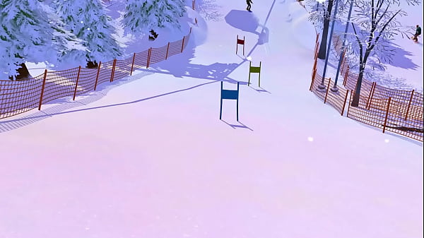 Winter Vacations - Two Alphas Hammerring After Snowboarding