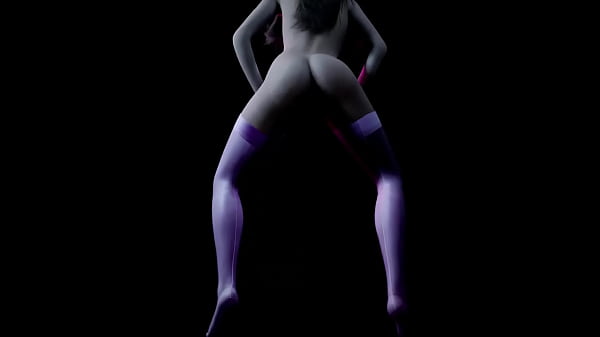 Striptease With A Sizzling Light-haired That Dances With Music | 3D Porn