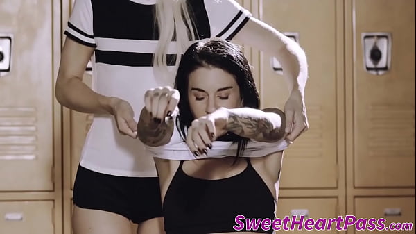 Stunning Stoya Feasts On Inked Lesbians Dripping Cunt