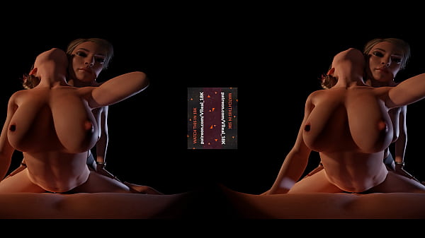 VReal 18K Two-hole Filling With Backdoor Strapon - FFM 3some - Featuring Alexa Bliss, Harley Quinn