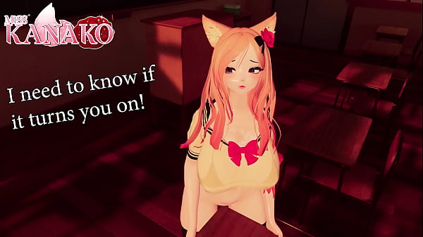 I RUB A DESK And Ask You To Watch And Get TURNED ON!!!! HOT CATGIRL VTUBER CHARACTER DRESS!!!!!!