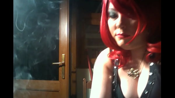 BBW British Domme Tina Snua Dangles A Willowy Cigarette In A Holder