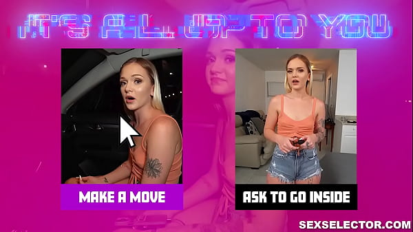 SEX SELECTOR - You See Platinum PAWG Joey White Walking Around At Night Waving At You For Help, What Do You Do?