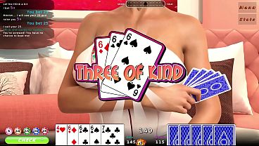 Spicy Unclothe Poker Ep 1| Undress Poker Hentai Game | Amanda And A Whole Lot Of Bad Luck