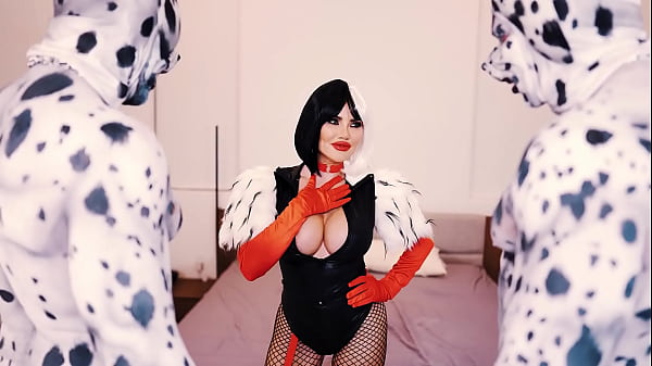 Dalmations Drill Cruella Doggy Style With Savanah Storm