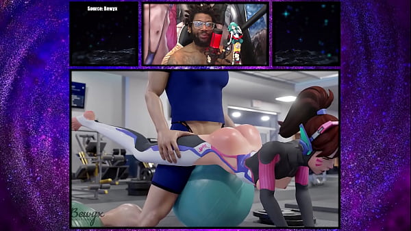 Tense Ass Honeypot D.VA Gets Her Vixen Slots Smashed As Cum Splatters Her Face